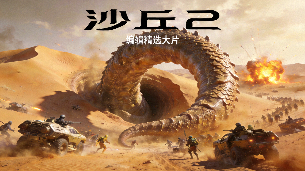 编辑精选大片《沙丘2》震撼沙漠战争场景，巨型沙虫出现